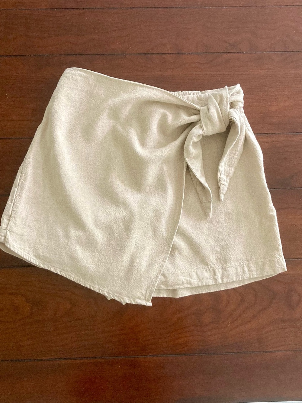 Linen Beige Skort Size 4 a new day